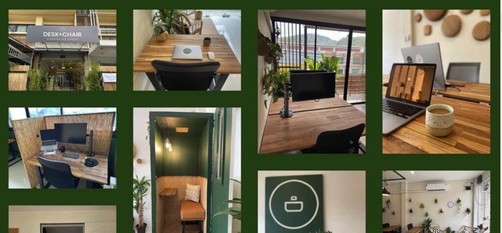 Desk and Chair Co-working Space